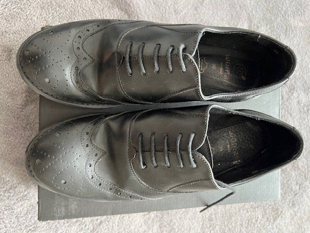 Scarpe da donna: Elegante schwarze Lederschuhe, Grösse 39 – Usato da Gossau Sg venduto da olles 3