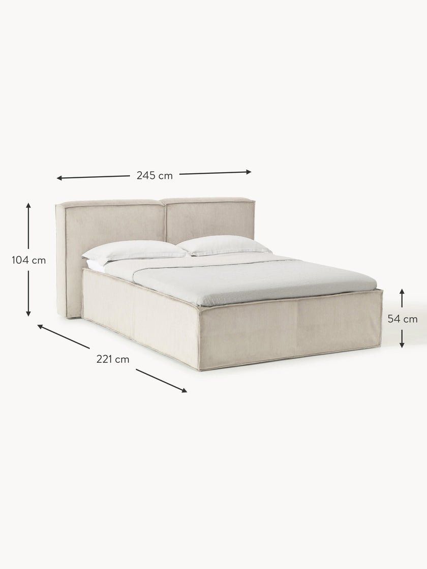 Westwing Letti: Cord-Boxspringbett Lennon H2 Westwing CHF 4049-60% – Nuovo (secondo la descrizione) da Otelfingen venduto da Yvonne_Outlet 7