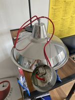 Hängeleuchte Metall silber gebraucht