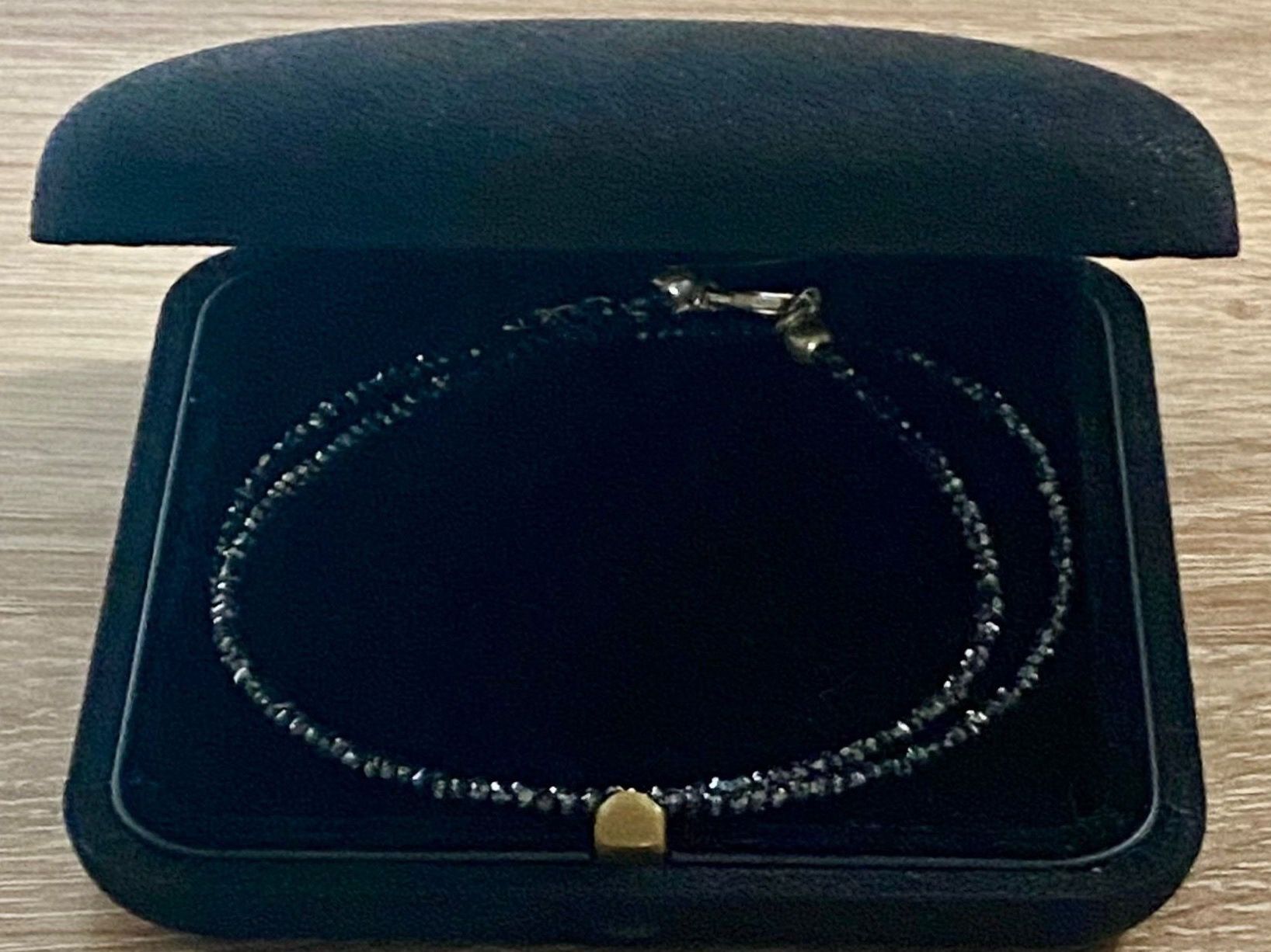 Catenine: Schwarze Diamanten Halskette 19,50ct. – Nuovo e nell'imballaggio originale da Matten b. Interlaken venduto da kero71