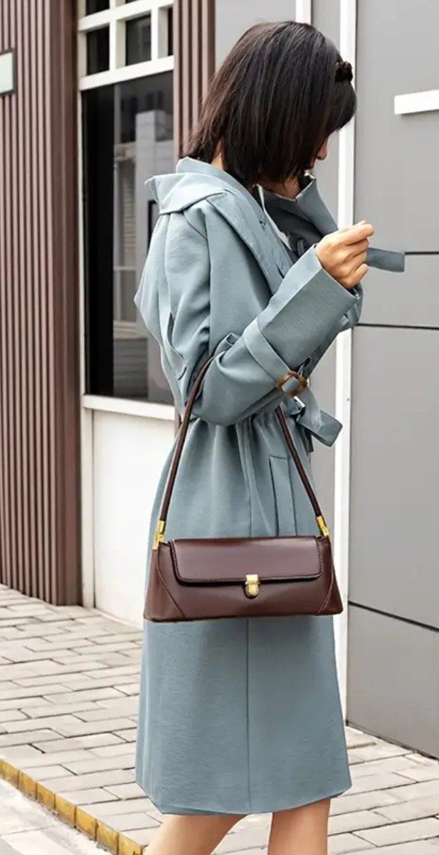 Borse da donna: Sac à main marron - Élégant et intemporel! Temu – Nuovo e nell'imballaggio originale da Genève venduto da mar_2kgm 7