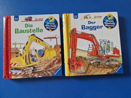 2 Stk. Wieso Weshalb Warum: Die Baustelle, Der Bagger