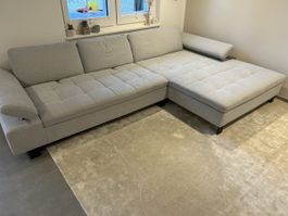 Ecksofa Tommaso grau 320/195