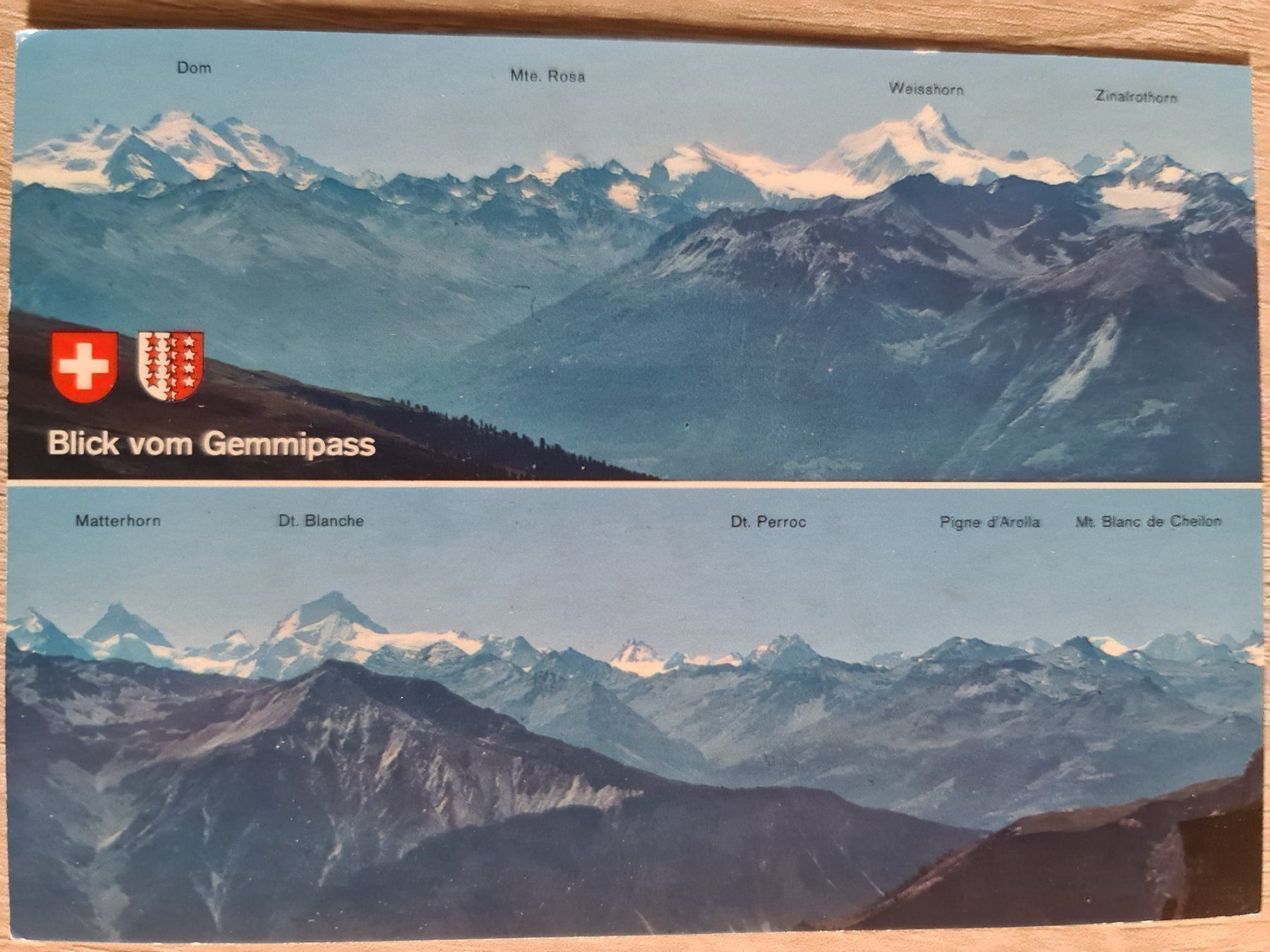 Ansichtskarten: Ansichtskarte Gemmipass Leukerbad – Gebraucht aus Dintikon von Vexi