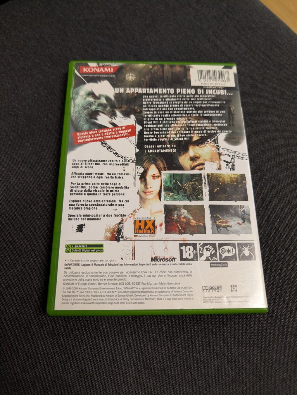 Giochi: Silent hill 4 the room Microsoft Xbox – Usato da Giubiasco venduto da Ticinerd 1