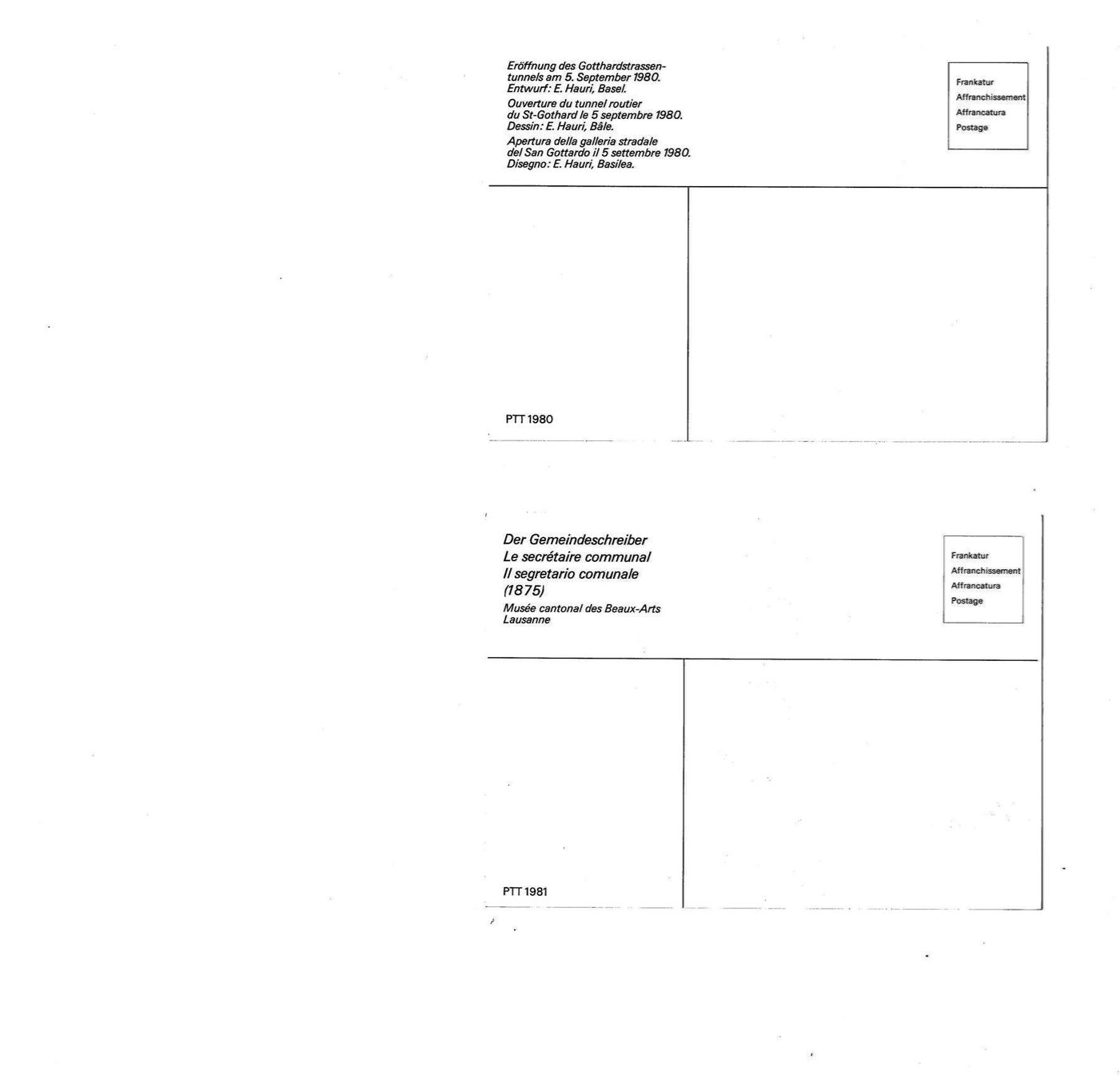 Cartoline postali: Eröffnung Gotthard_Der Gemeindeschreiber – Nuovo (secondo la descrizione) da Hombrechtikon venduto da Fraese01 1