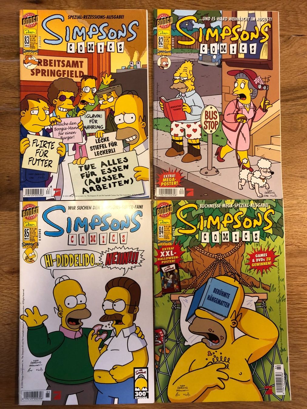 Fumetti: Simspons Comic 10 Stk. – Usato da Winterthur venduto da Strubzilla