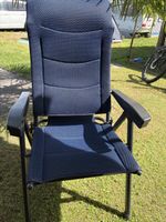 4 Campingstühle Westfield blau klappbar 