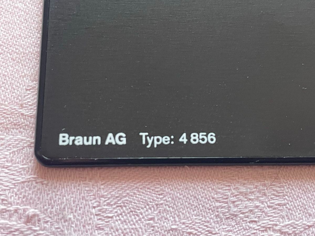 Braun Calcolatrici tascabili: Braun ST1 Type: 4 856 calculator – Usato da Rorschach venduto da Spektar 2