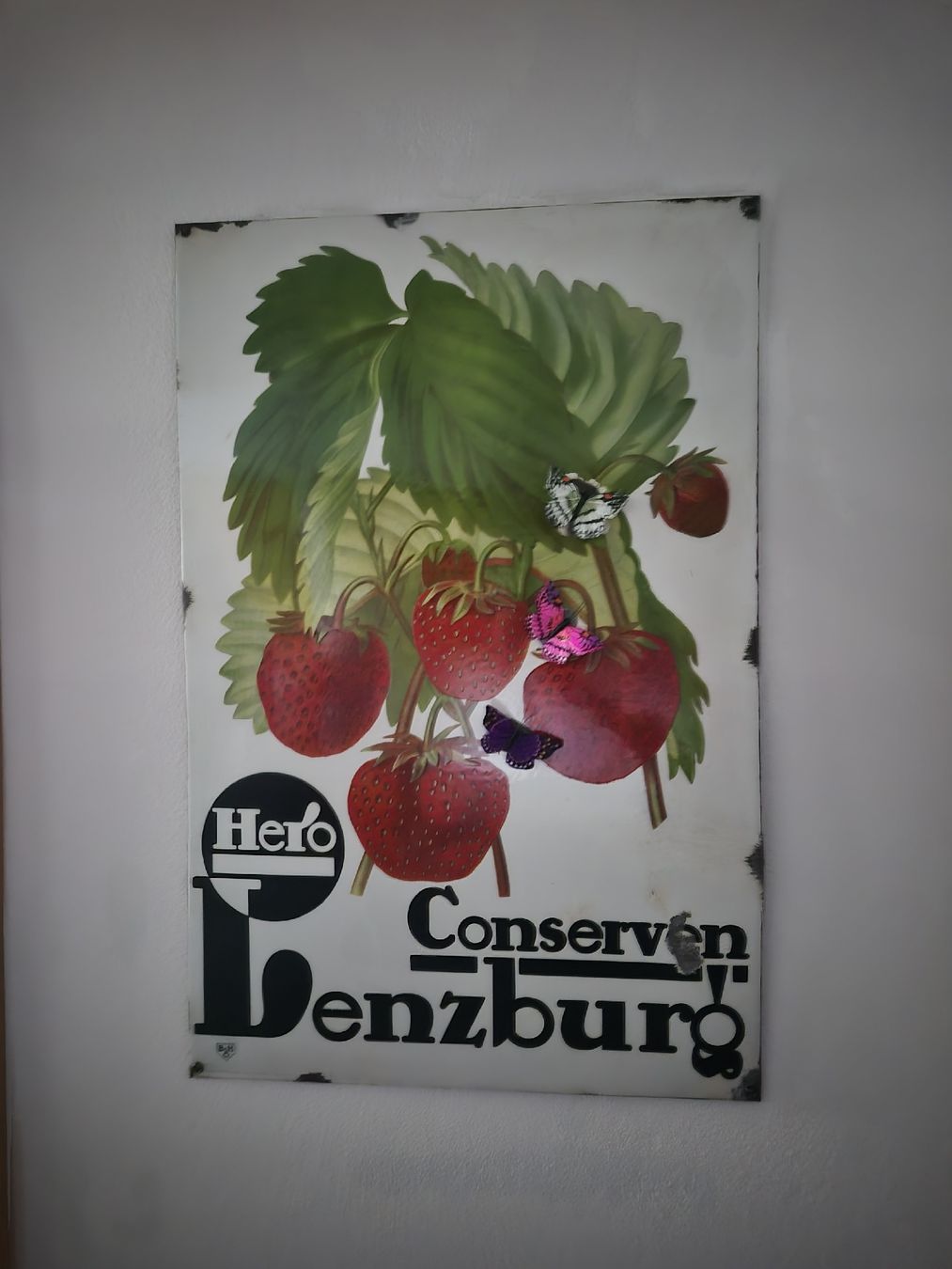 Insegne: Emailschild Hero Lenzburg – Usato da Neuenkirch venduto da etaner62