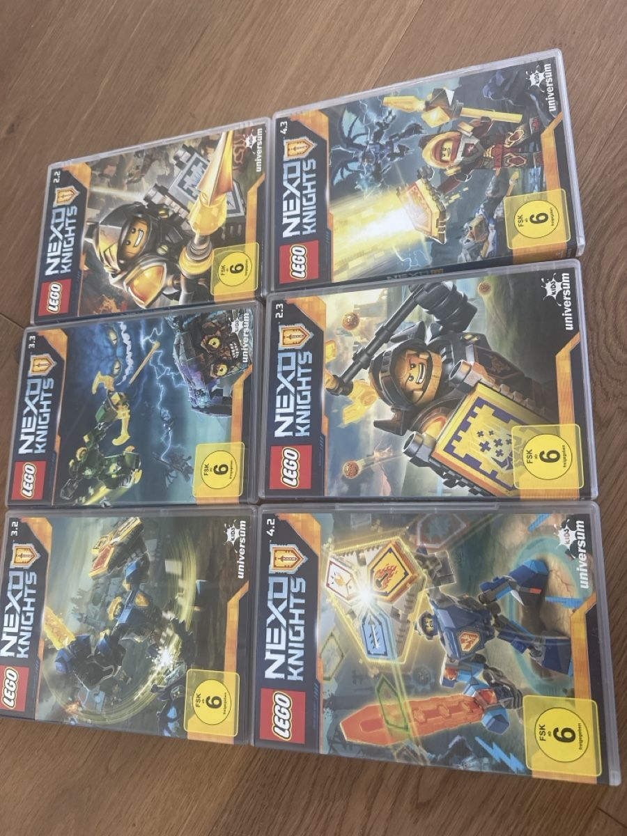 Giochi: 6 LEGO Nexo Knights DVDs Set  – Usato da Liestal venduto da ell_6xc7 1