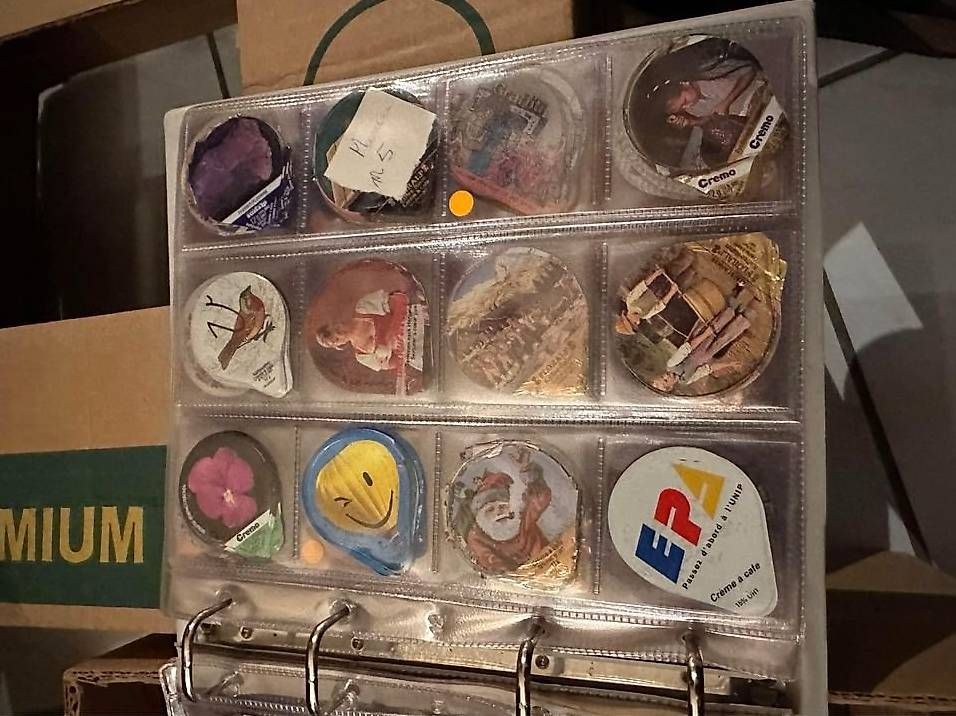Coperchi dei cremini per caffè: Kaffeerahm Deckeli serien – Usato da Schöftland venduto da Stella 3