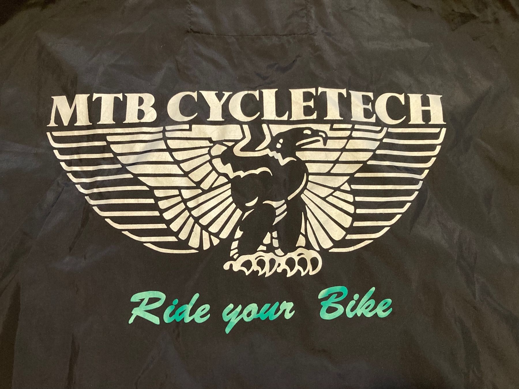 Giacche: Vintage 90s Packable Rain Jacket MTB Cycletech Bike Sz XL – Usato da Zürich venduto da le_souk 2