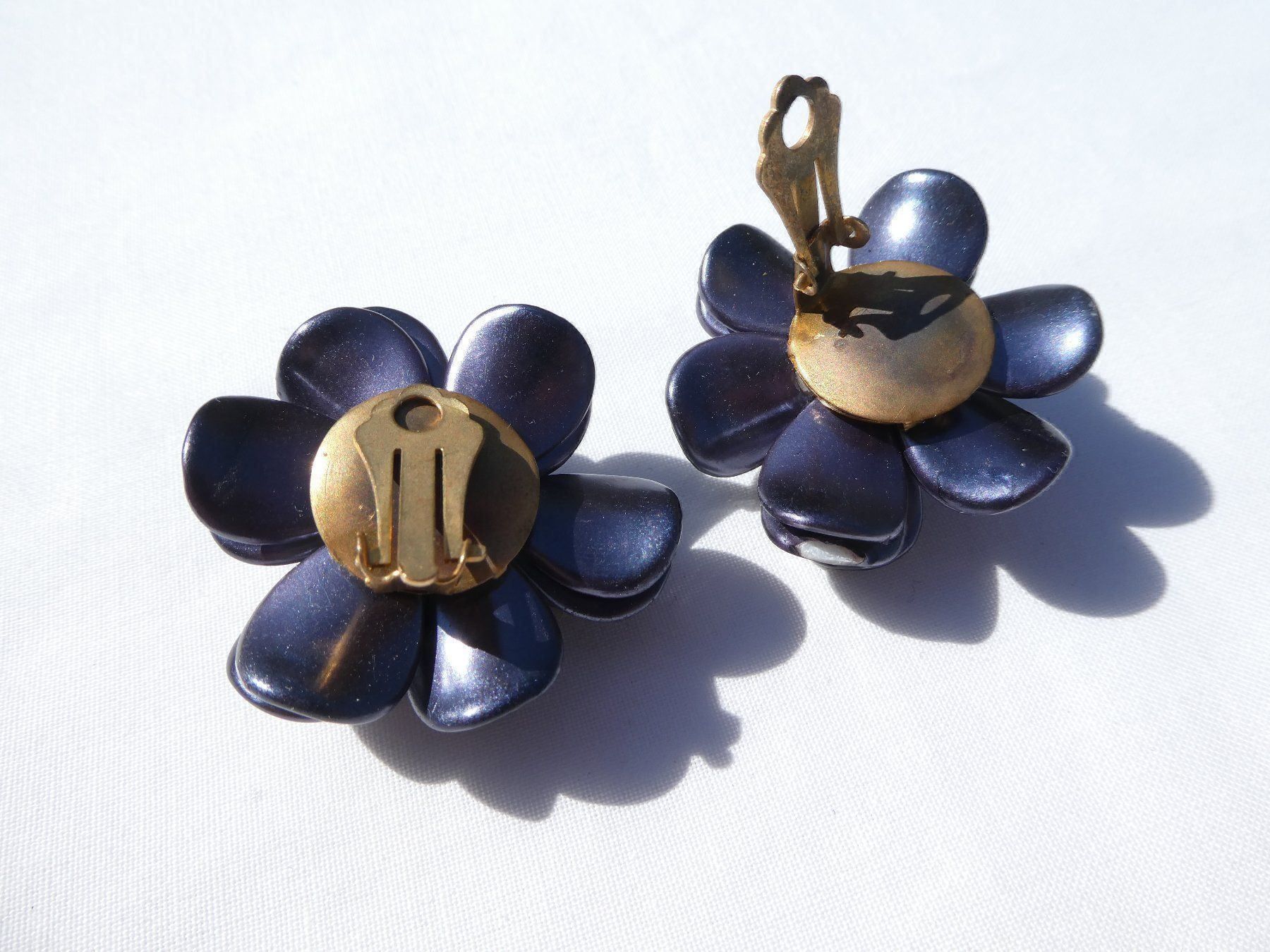 Orecchini pendenti & Orecchini a lobo: Grosse Vintage Ohrclips, Modeschmuck – Usato da Gattikon venduto da kaandooh 2