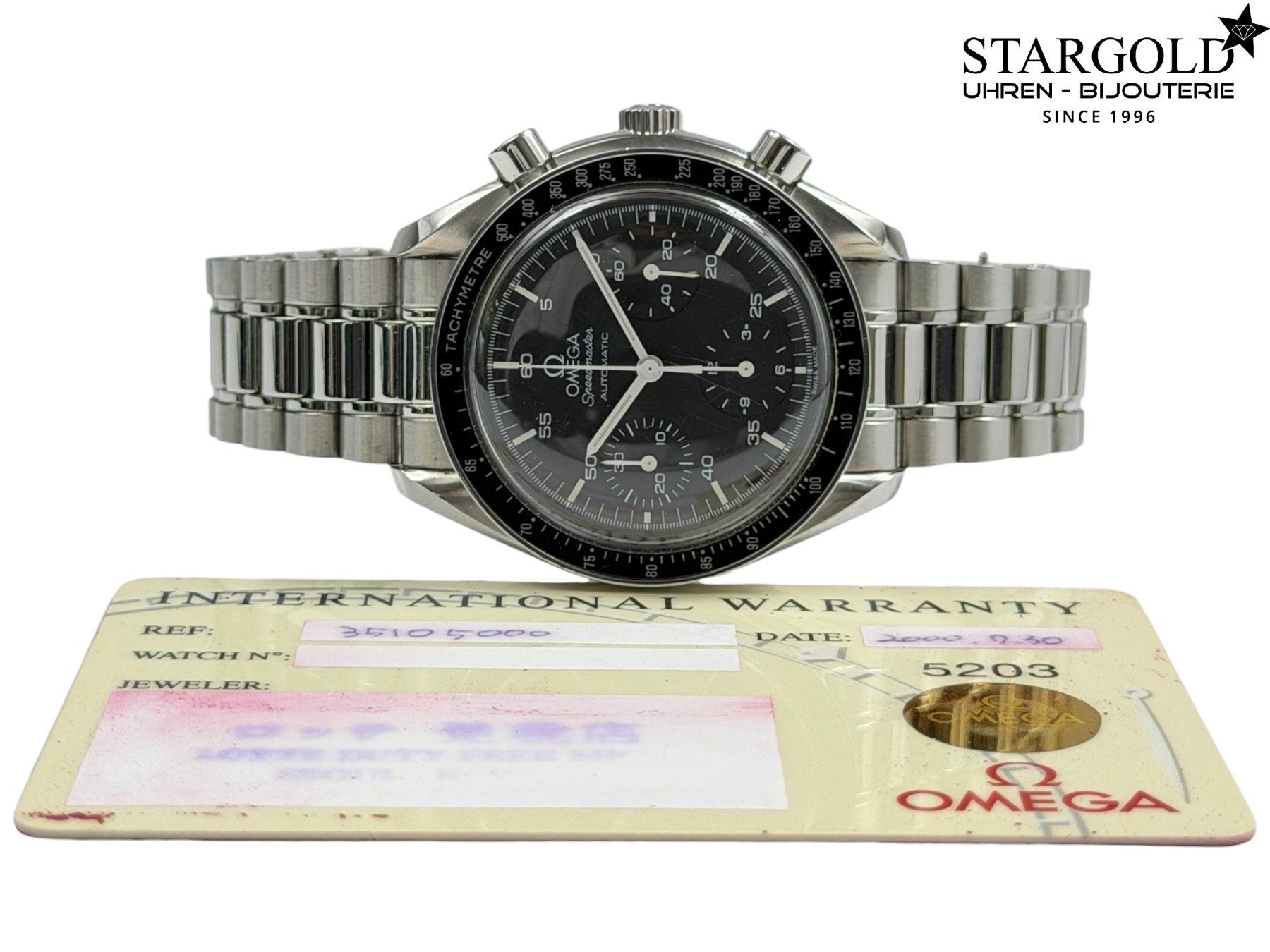 Omega Orologi: Omega Speedmaster Reduced - 3510.50.00 – Usato da Zürich venduto da Stargold-Uhren 8