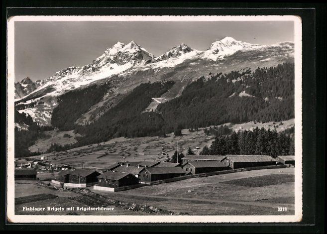Cartoline postali: Brigels, Flablager und Brigelserhörner – Usato da Berlin venduto da bartko-reher