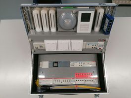 KNX programmier Übungskoffer mit CMK 2000 Siemens Logo