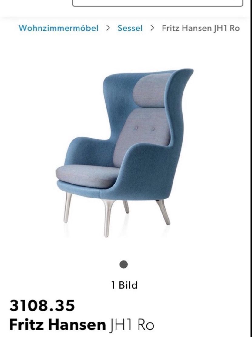 Fritz Hansen Poltrone: Fritz Hansen H1 Sessel Np 4100.- Lief.Gratis – Usato da Thun venduto da Thuno6 3