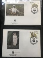 WWF Philippinen 1991 Adler Satz Ersttagsbriefe