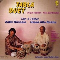 Zakir Hussain Ustad Alla Rakha TABLA DUET Hindustani IndiaCD