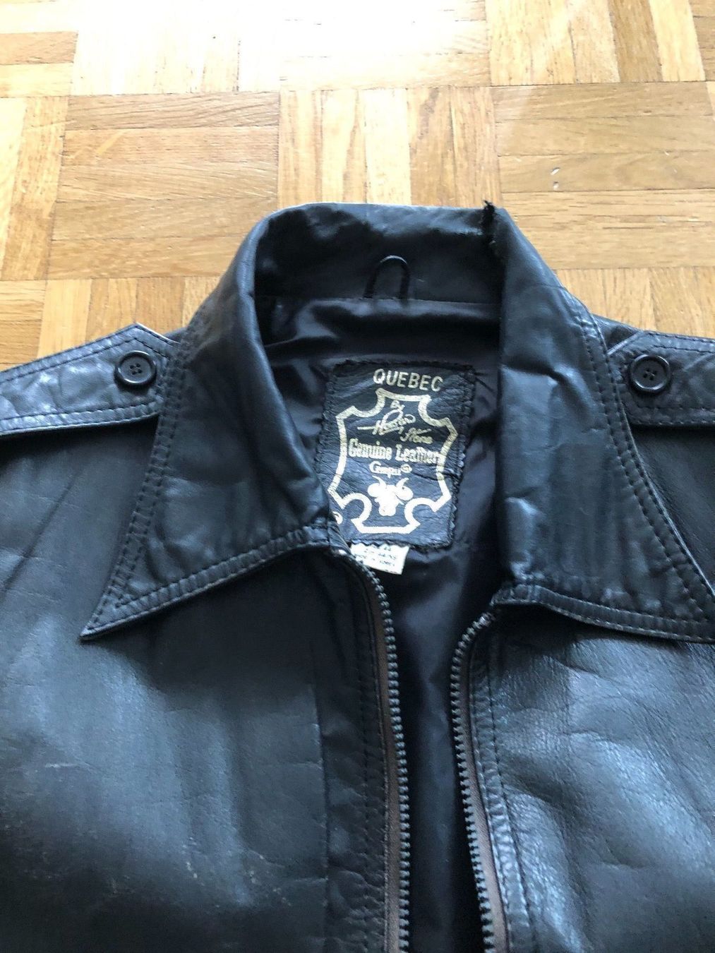 Giacche: Leder Jacke Quebec Grösse 44 – Usato da Zürich venduto da manuunited 4