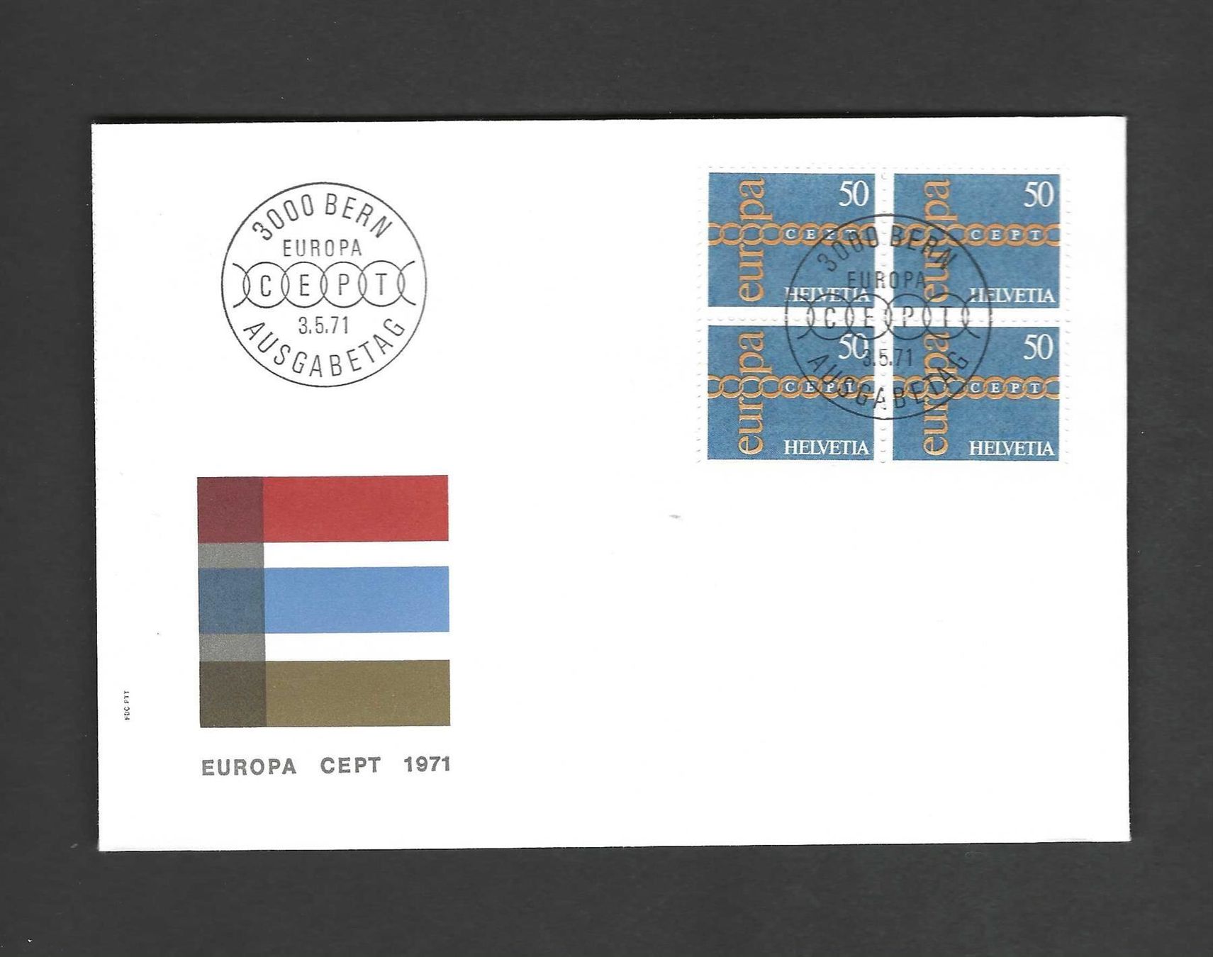 Tutti i francobolli: CH FDC Viereblock 1971 – Nuovo e nell'imballaggio originale da Koblenz venduto da Markenhimmel