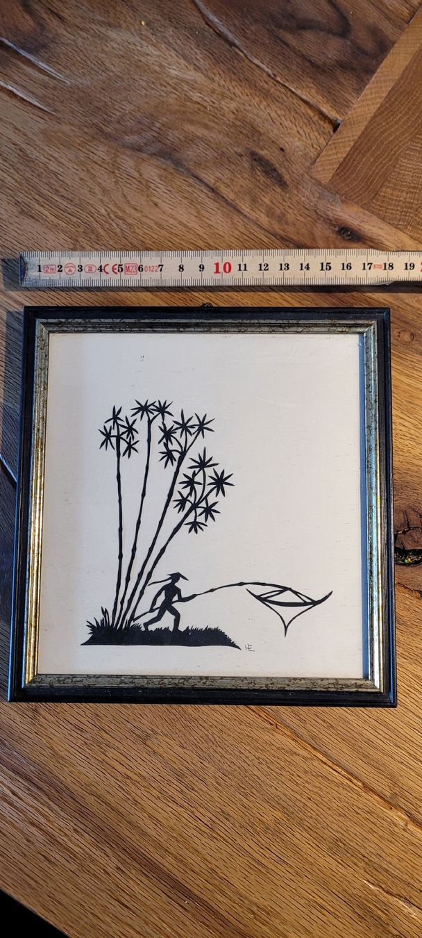 Grafiken & Lithographien: Scherenschnitt – Gebraucht aus Escholzmatt von anitadreyer