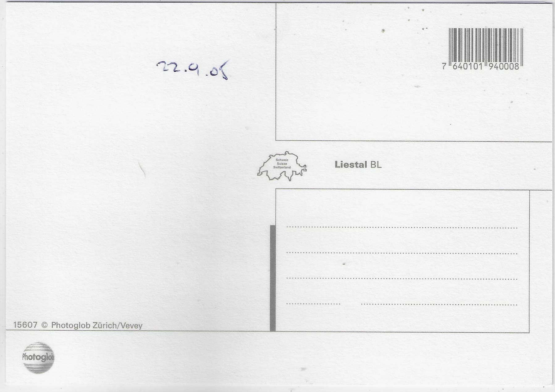 Cartoline postali: Liestal - Törli – Usato da Ettingen venduto da Kartenplanet 1
