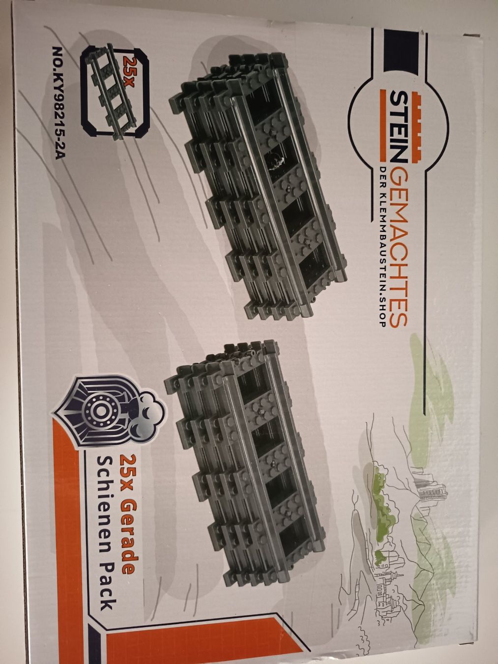 Kit di costruzioni: 25x gerade Schienen, neu im Pack Steingemachtes – Nuovo e nell'imballaggio originale da Fulenbach venduto da ana_tp7h 1