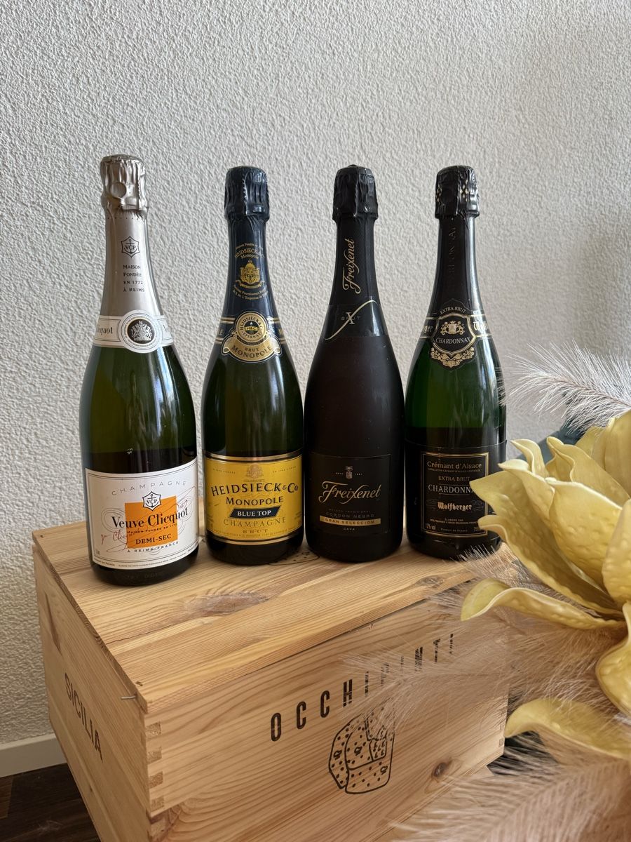Vino: 4 Flaschen Schaumwein / Champagner / Sekt – Nuovo (secondo la descrizione) da Olten venduto da ale_nb2x 3