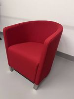 Designersessel rot