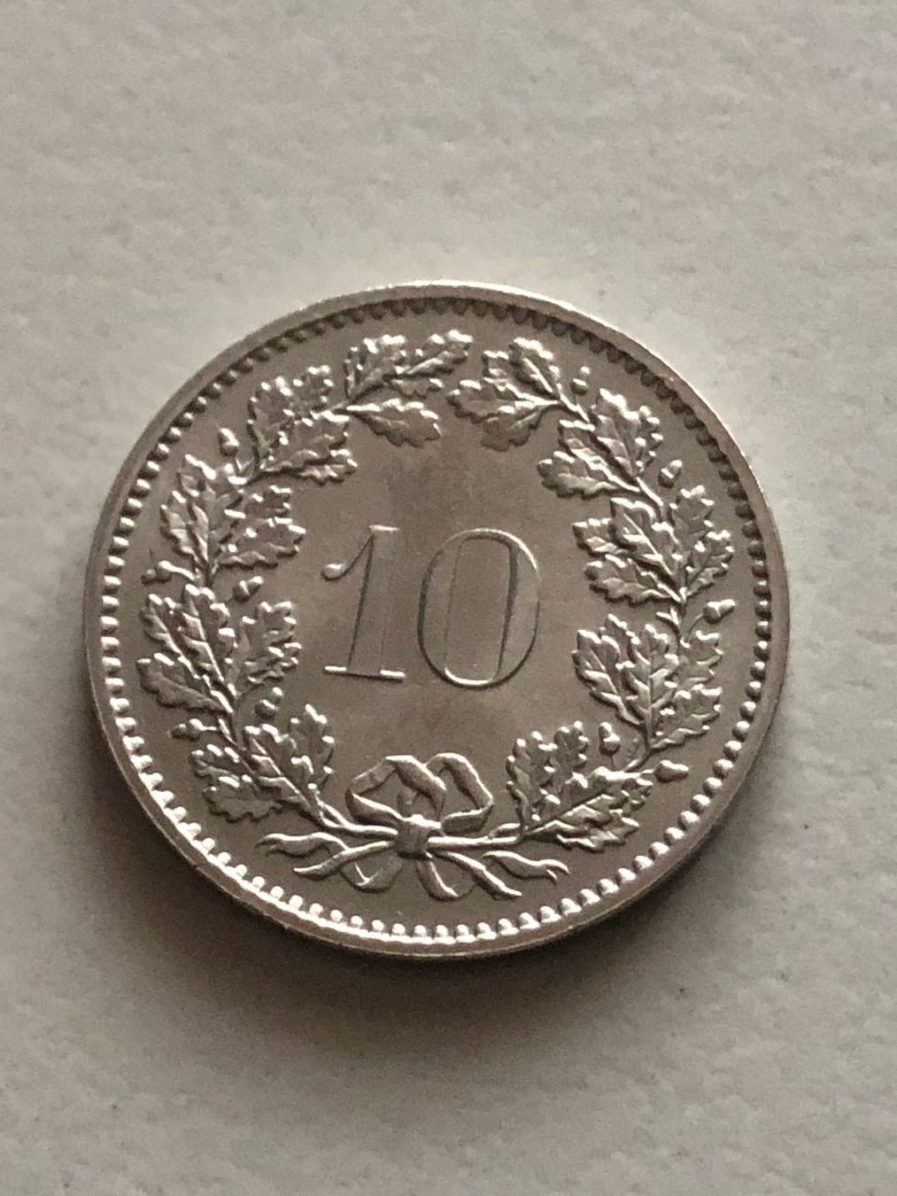 Toutes les monnaies: 10 Rp. 1973 unz. – D'occasion à Schötz par Odpa 1