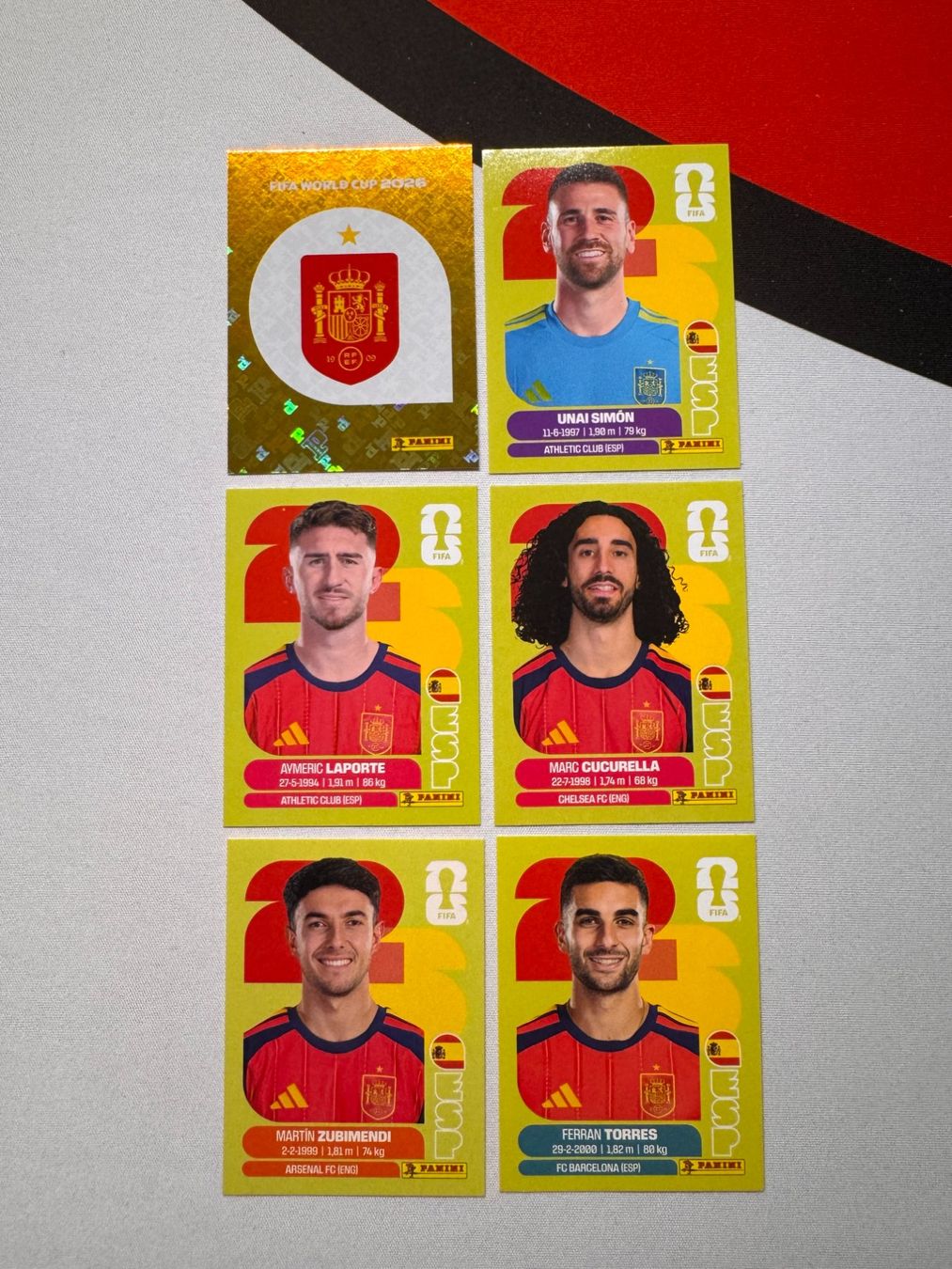 Panini Sammelbilder & Trading cards: Panini WM 2026 Sticker - Spanien Lot – Neu (gemäss Beschreibung) aus Oberwil BL von Chelsea26