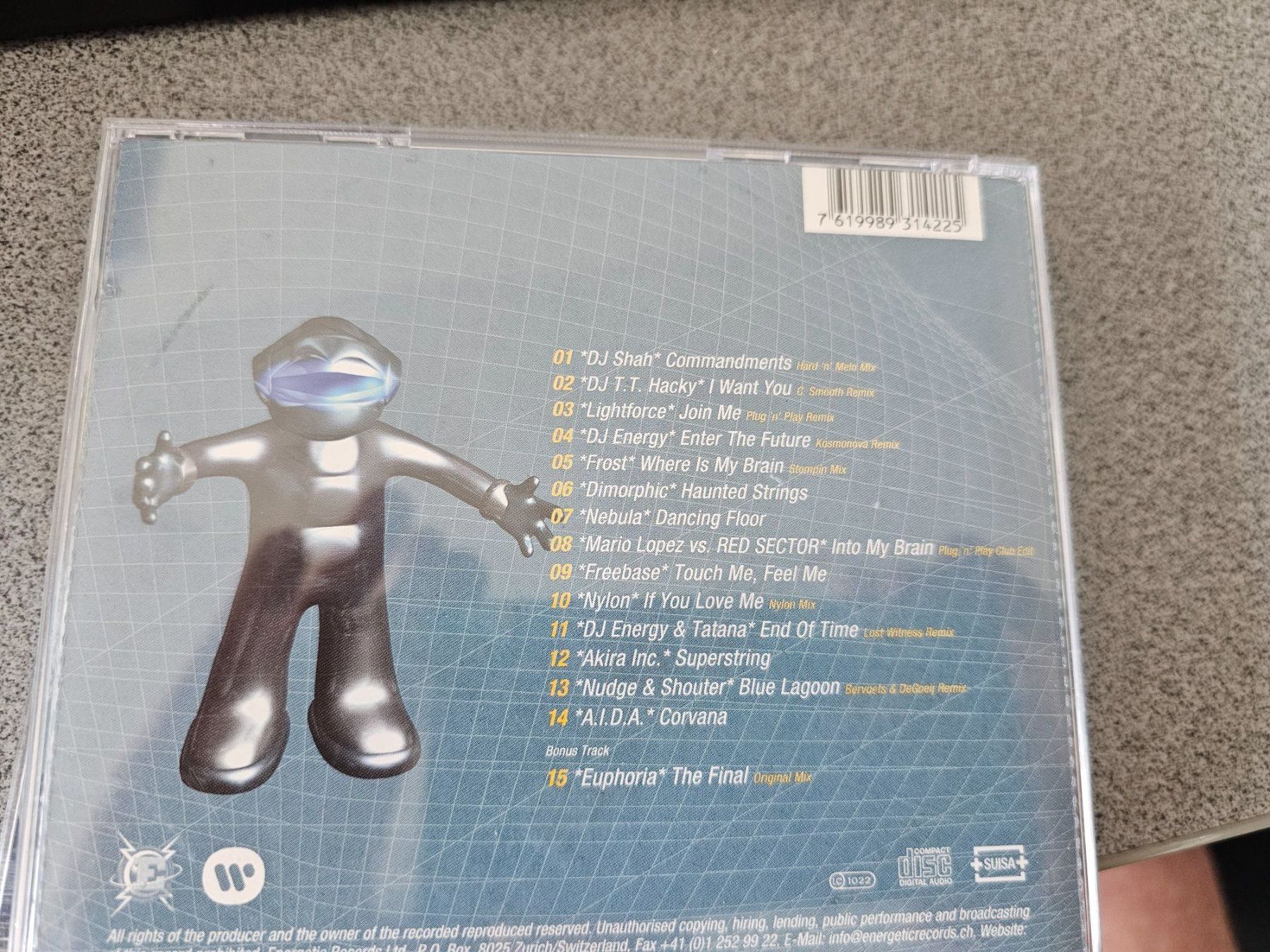 CD: DJ Energy-future/streetparade/oxa – Usato da Bremgarten AG venduto da musiccollector 1