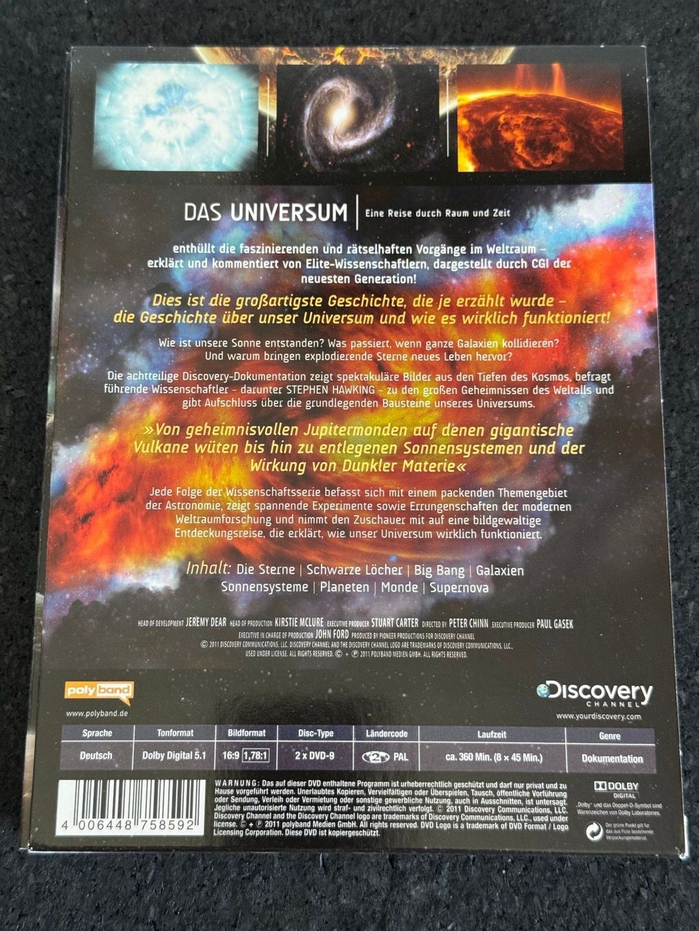 Alle DVDs: Das Universum Discovery Channel DVD's DE – Gebraucht aus Fribourg von tschjoly 1
