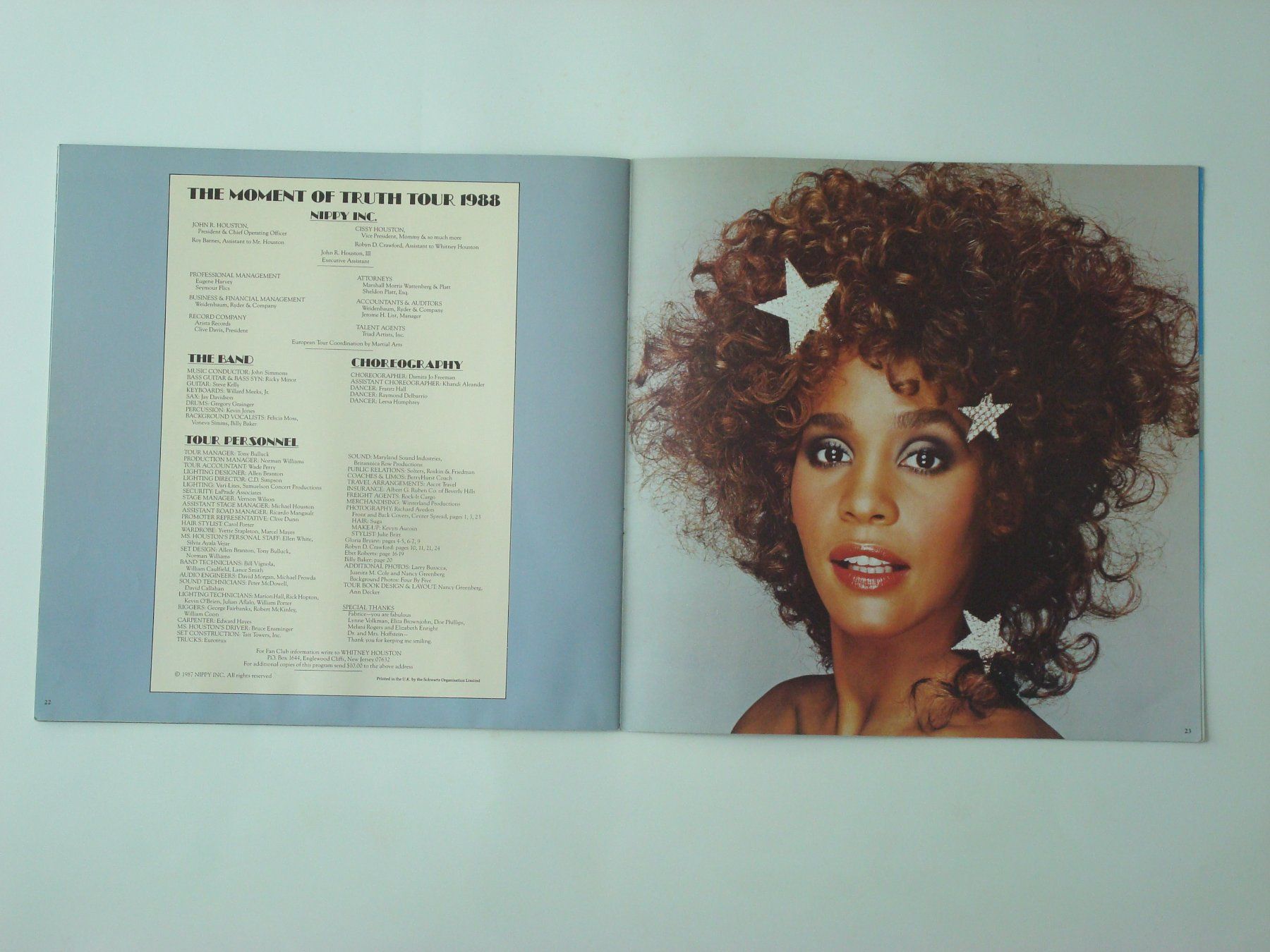 Dokumente: Whitney Houston - 1988 Tour-Programm + Ticket – Gebraucht aus Birmenstorf von Poweroldies 8