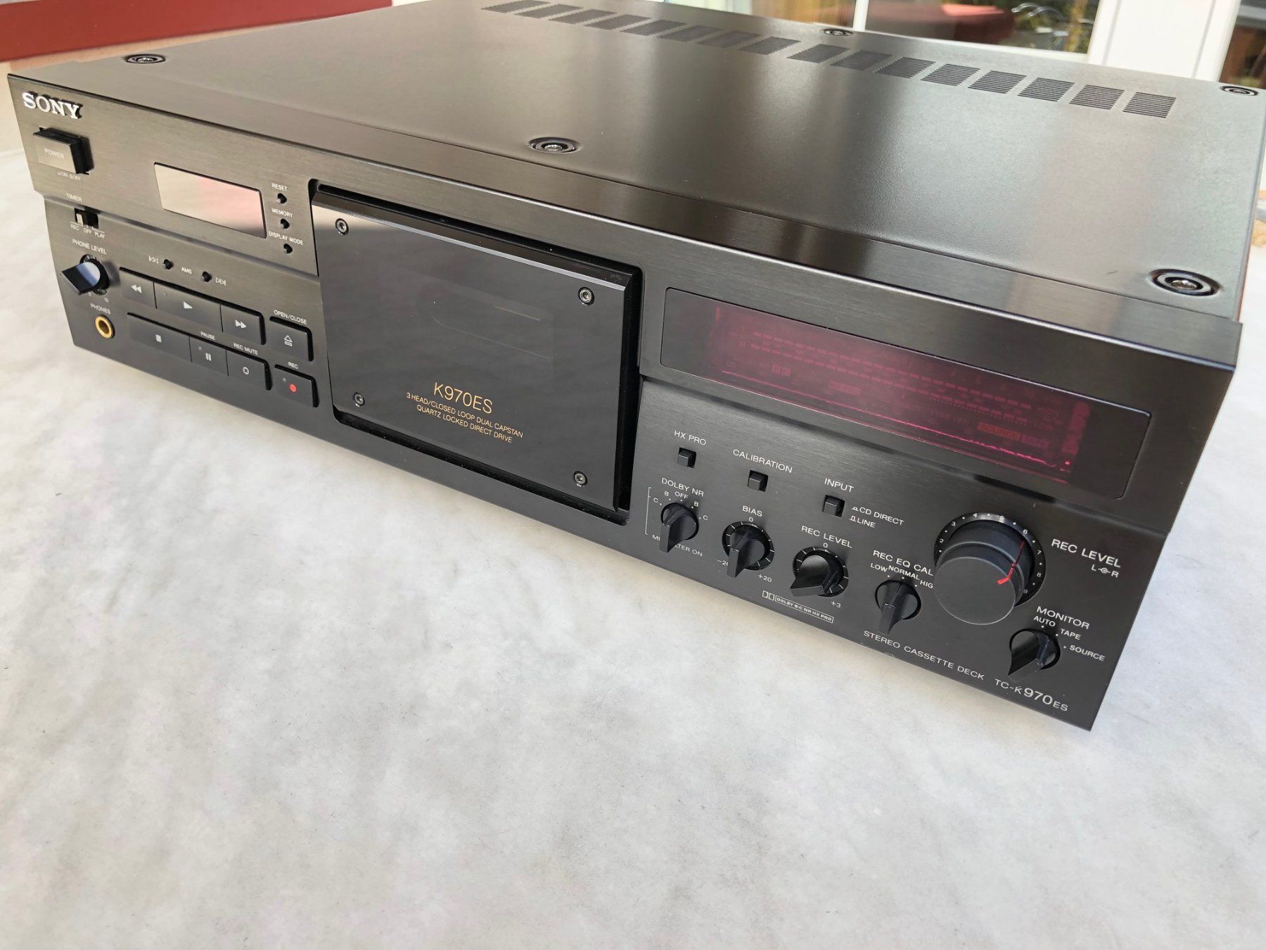 Sony Aufnahmegeräte: Sony Tape Deck TC-K 970ES Teildefekt – Gebraucht aus Gossau ZH von Musicman1