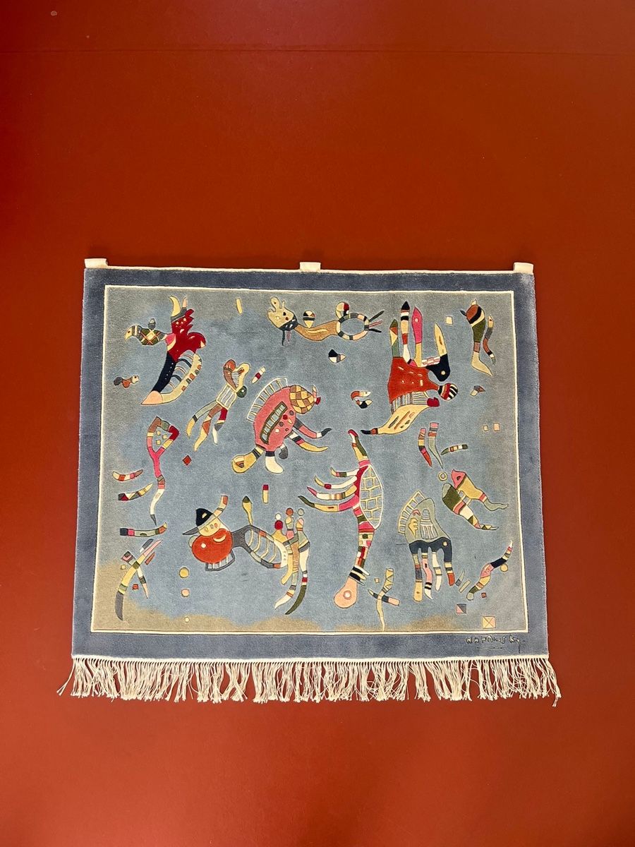 Tappeti: Wassily Kandinsky Himmelblau Wandteppich  – Usato da Giffers venduto da non_plus_ultra