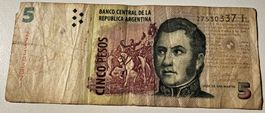 Argentinien 5 Pesos
