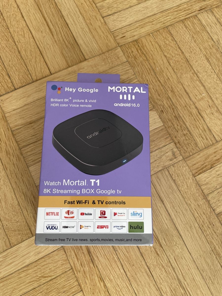 Multimediaplayer & Streamer: Mortal T1 Android TV Box 8K Streaming - Neuwertig! – Neu und originalverpackt aus Biel/Bienne von Bolagol9