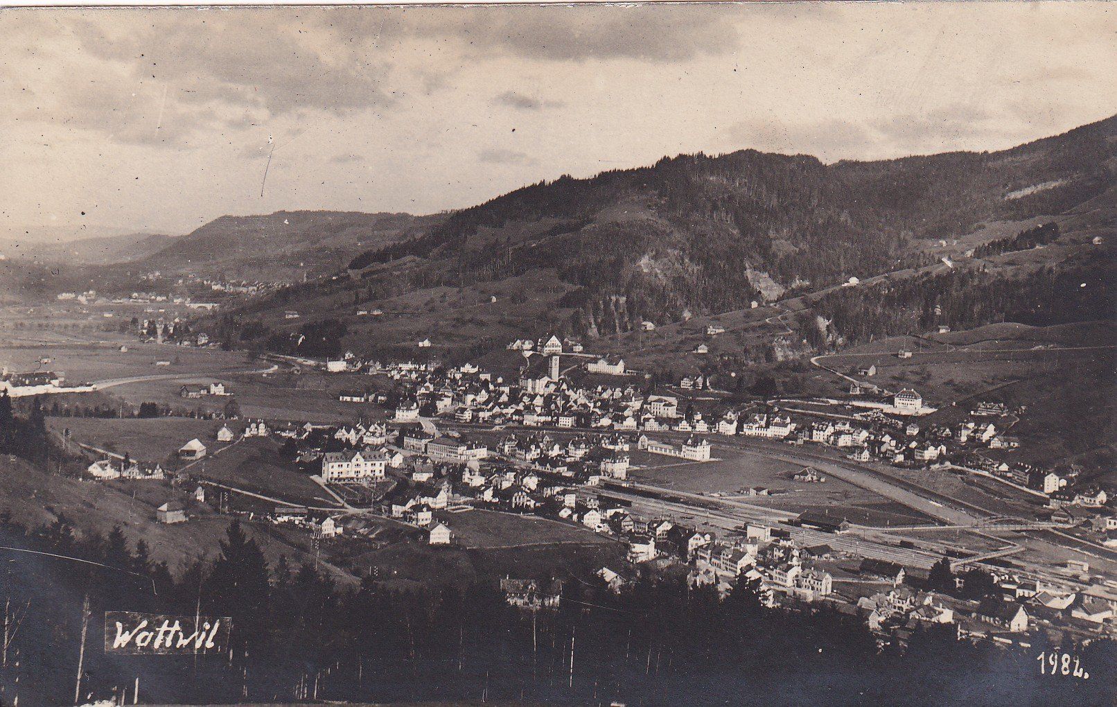 Cartoline postali: Wattwil  N° 1984 – Usato da Cormoret venduto da Pascalll2001