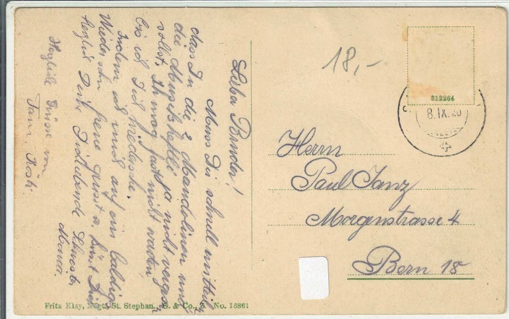 Cartes postales: St. Stephan mit Wildstrubel - Litho – D'occasion à Ettingen par Kartenplanet 1