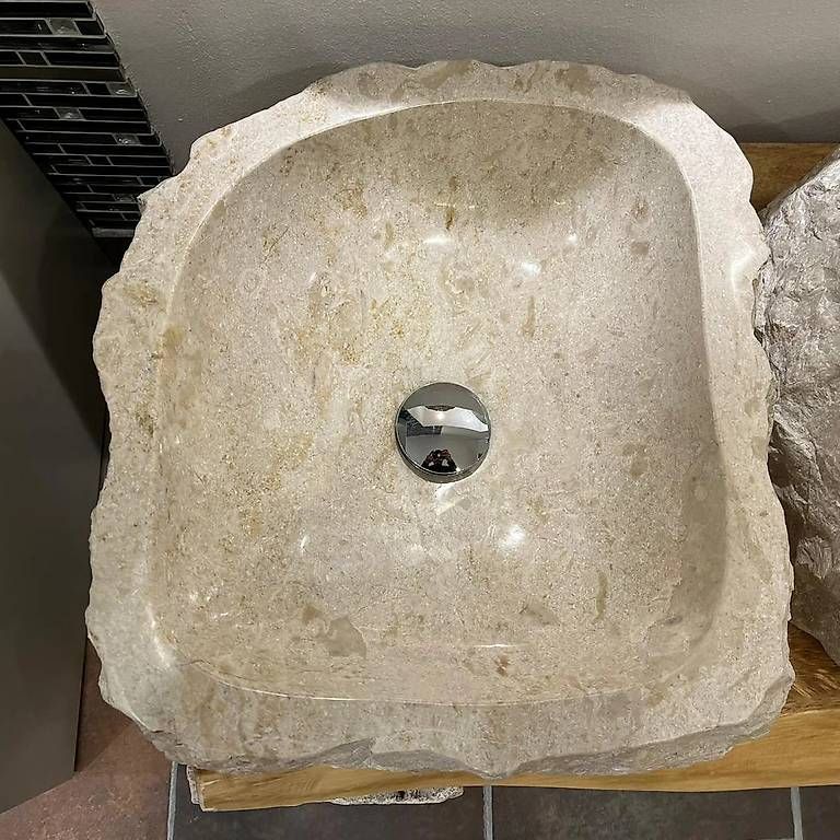 Lavabi & lavandini: Granit-Waschbecken Creme  Spezielles – Nuovo e nell'imballaggio originale da Berikon venduto da al7_7jyx