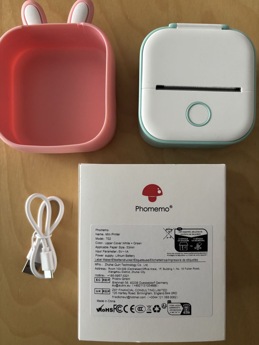 Stampanti: Phomemo Mini-Printer T02 – Usato da Niederwangen b. Bern venduto da muidop 1
