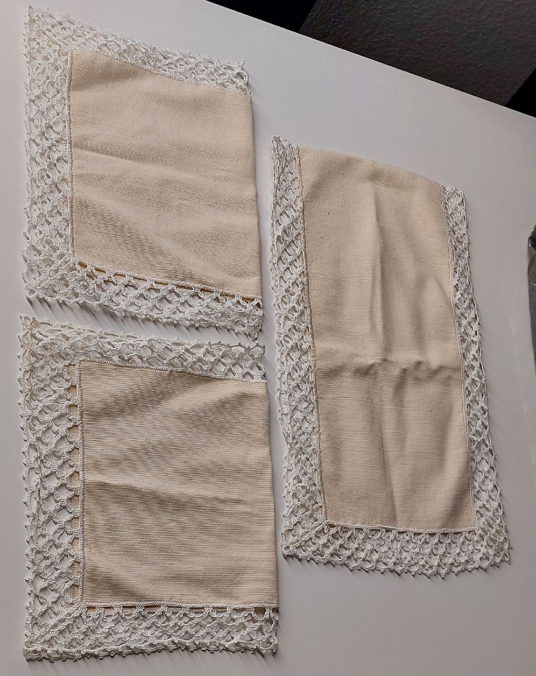 Stoffe: Leinen hand bestickt (3 stk) – Neu (gemäss Beschreibung) aus Wislikofen von Ana.Gomes 2