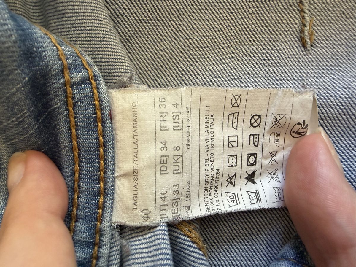 Benetton Jeans: BENETTON WIDE-LEG JEANS S-M – Nuovo (secondo la descrizione) da Puplinge venduto da yav_9r9f 5