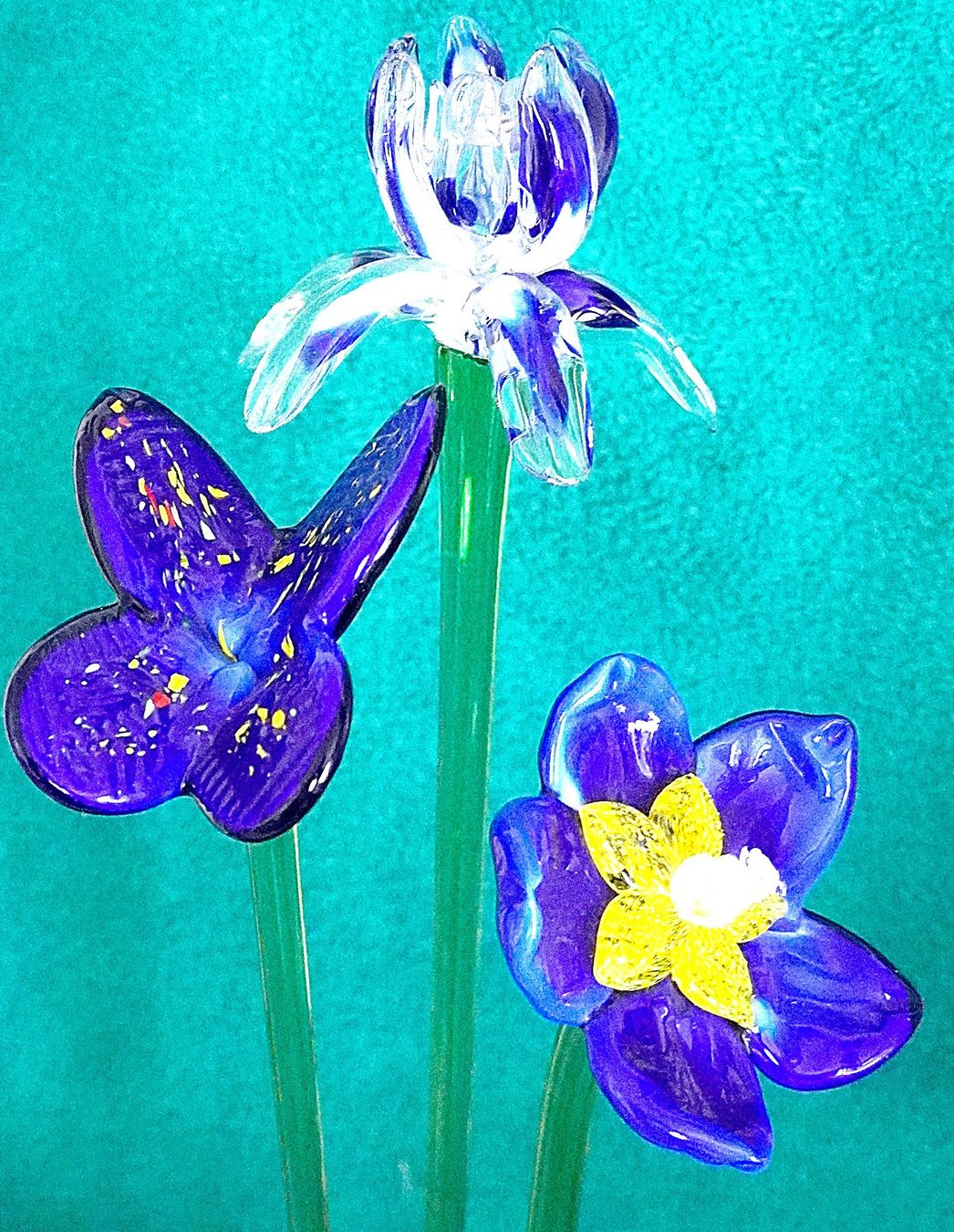 Murano Alle Dekorationen: Glasblumen Blumen aus Glas Murano – Neu (gemäss Beschreibung) aus Baar von 2cvbaar 7
