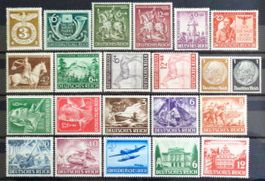 DEUTSCHES REICH: Ein Lot Postfrische ** aus 1939–1944