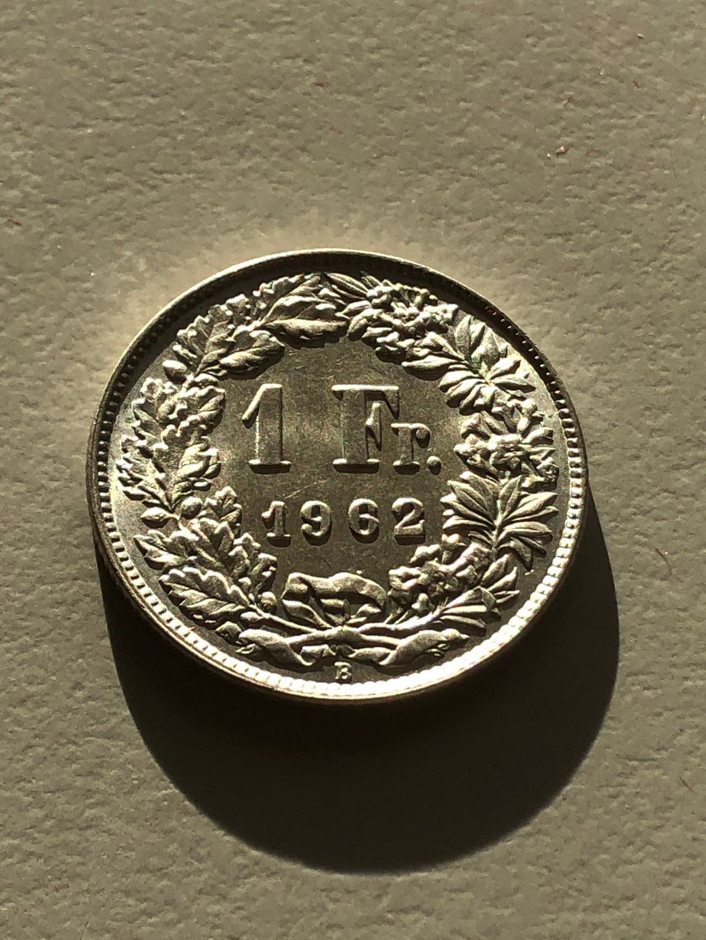 Toutes les monnaies: 1 Fr. 1962 – D'occasion à Schötz par Odpa
