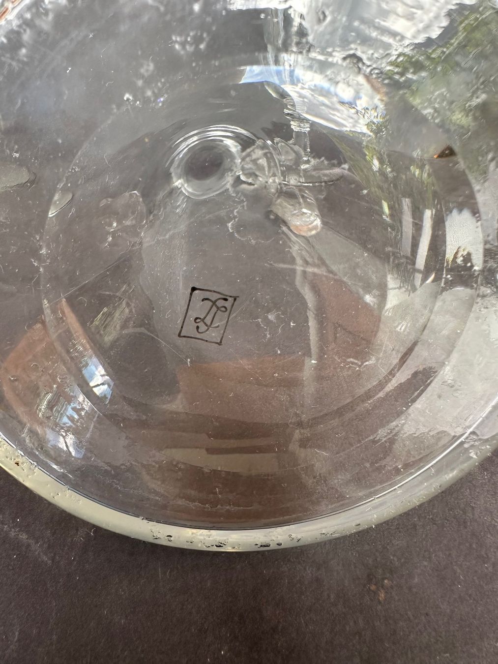 Caraffe: Sevres Glas Karaffe + 2 Winegläser – Usato da Saas im Prättigau venduto da norman02 4
